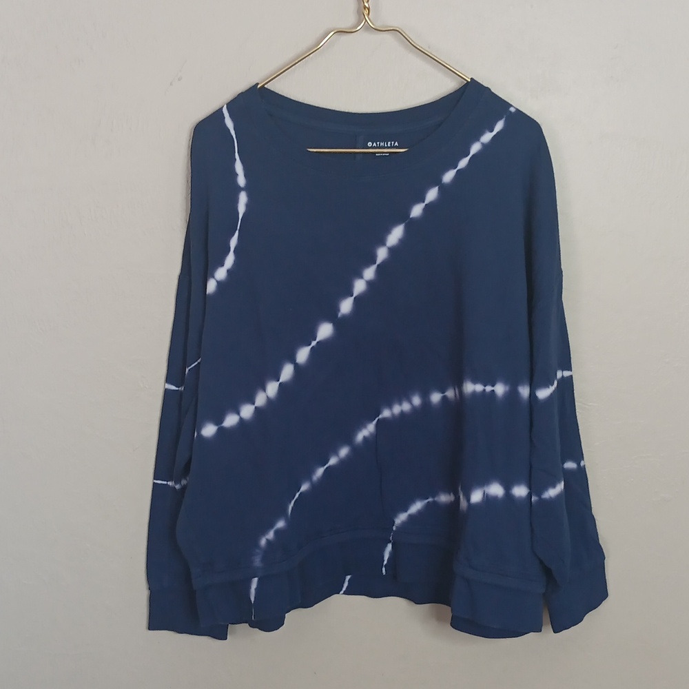Athleta Sundown Sweatshirt 2.0 Tie Dye Size 1x